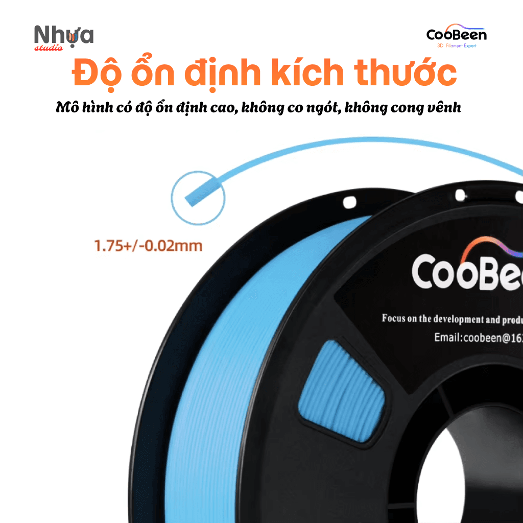 PETG - Coobeen màu Đen – cuộn 1kg – ảnh 4