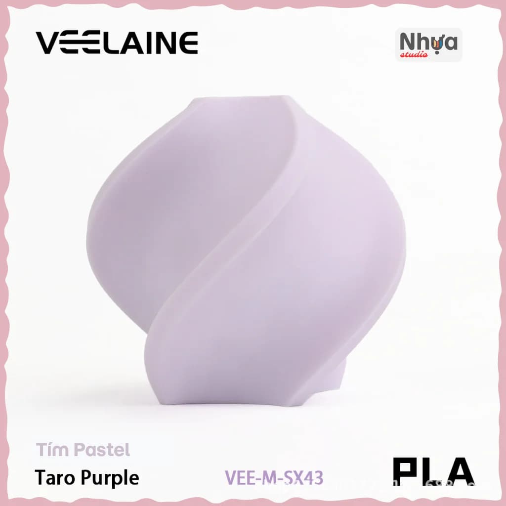 PLA -  Veelaine màu Tím pastel – cuộn 1kg