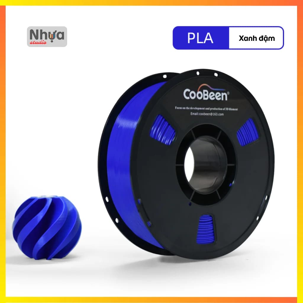 PLA - Coobeen màu Xanh dương đậm – cuộn 1kg