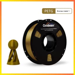 Filament PETG Metal - Coobeen màu Đồng thau
