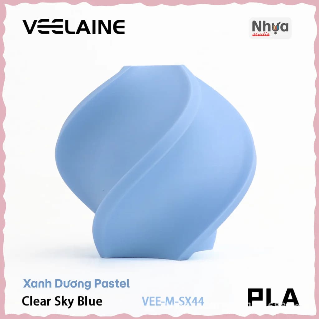 PLA - Veelaine màu Xanh dương pastel – cuộn 1kg